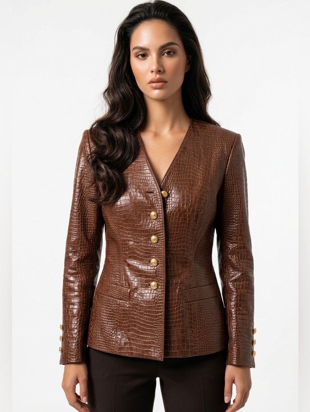 Escada By Margaretha Ley Blazer Leather Jacket